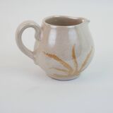 Pair of ceramic milk jugs signed La Roue Vallauris