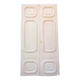 Set of large double old molded cupboard doors
