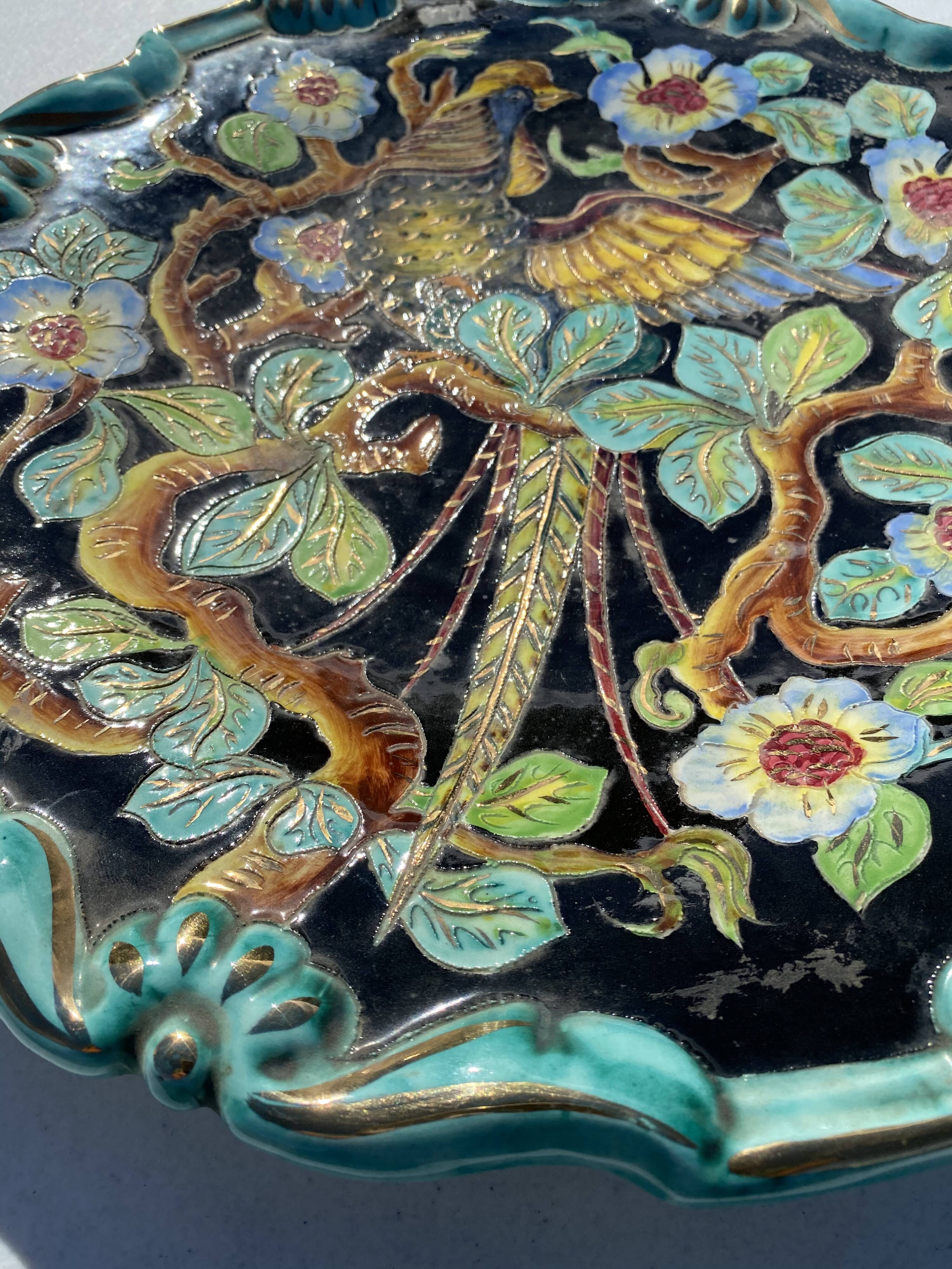 Vintage ceramic dish Monaco Cerart