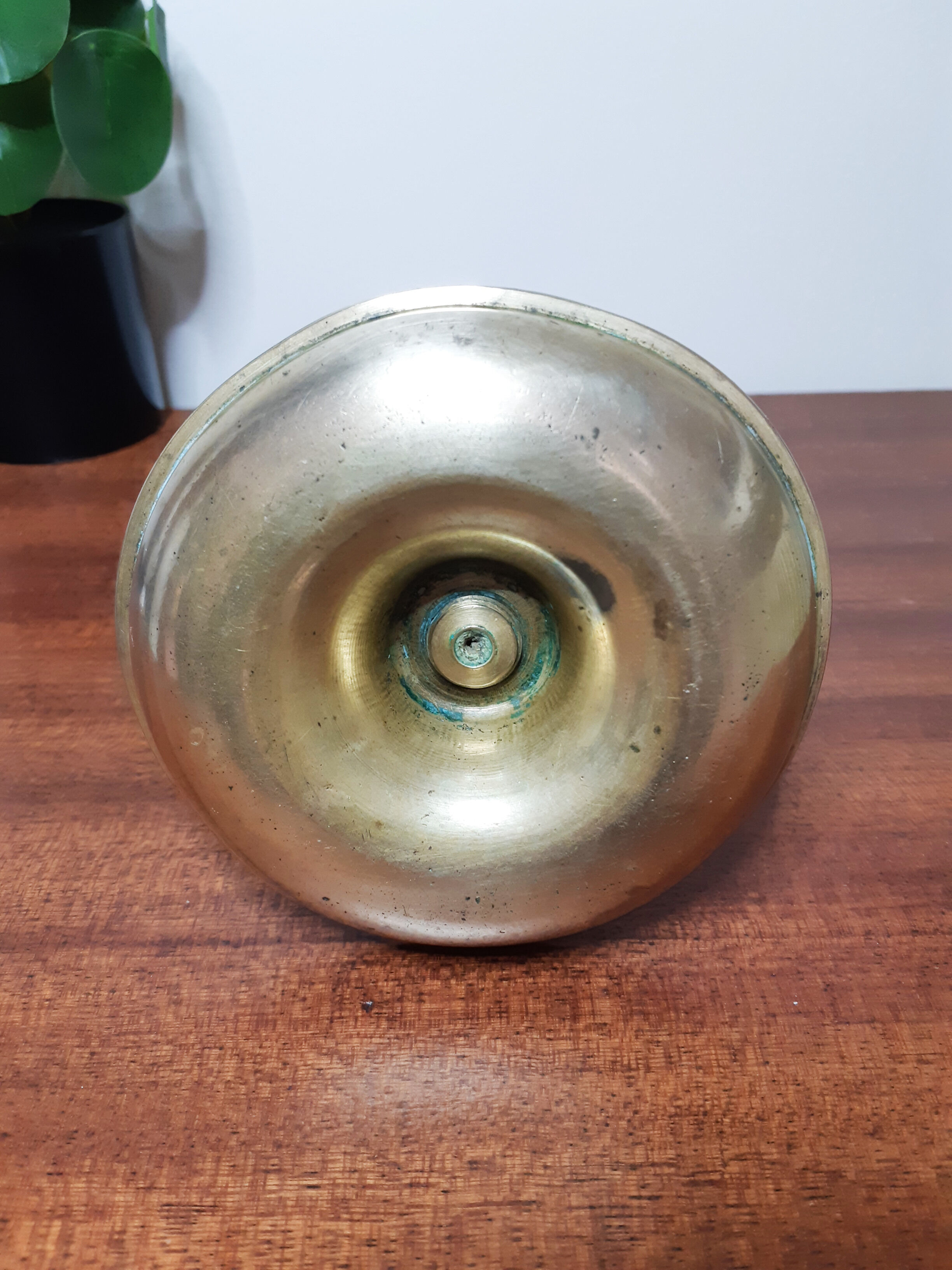 Copper candle holder