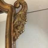 Vintage mirror in gold frame, 52x42 cm