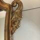 Vintage mirror in gold frame, 52x42 cm