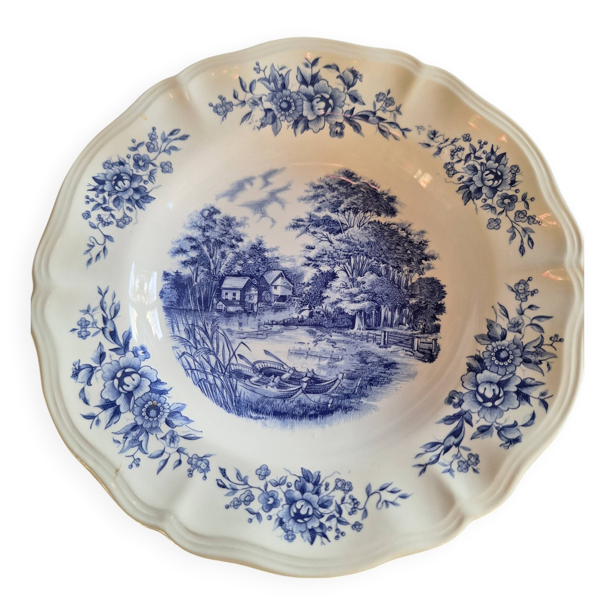 Sarguemines plate romantic collection