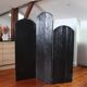 Burnt wood screen unique piece
