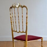 Chaise Chiavari Hollywood Regency 1960