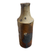 Vase bouteille sculptural de Jacky Coville