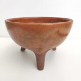 Terracotta tripod punch bowl anthropomorphic shape