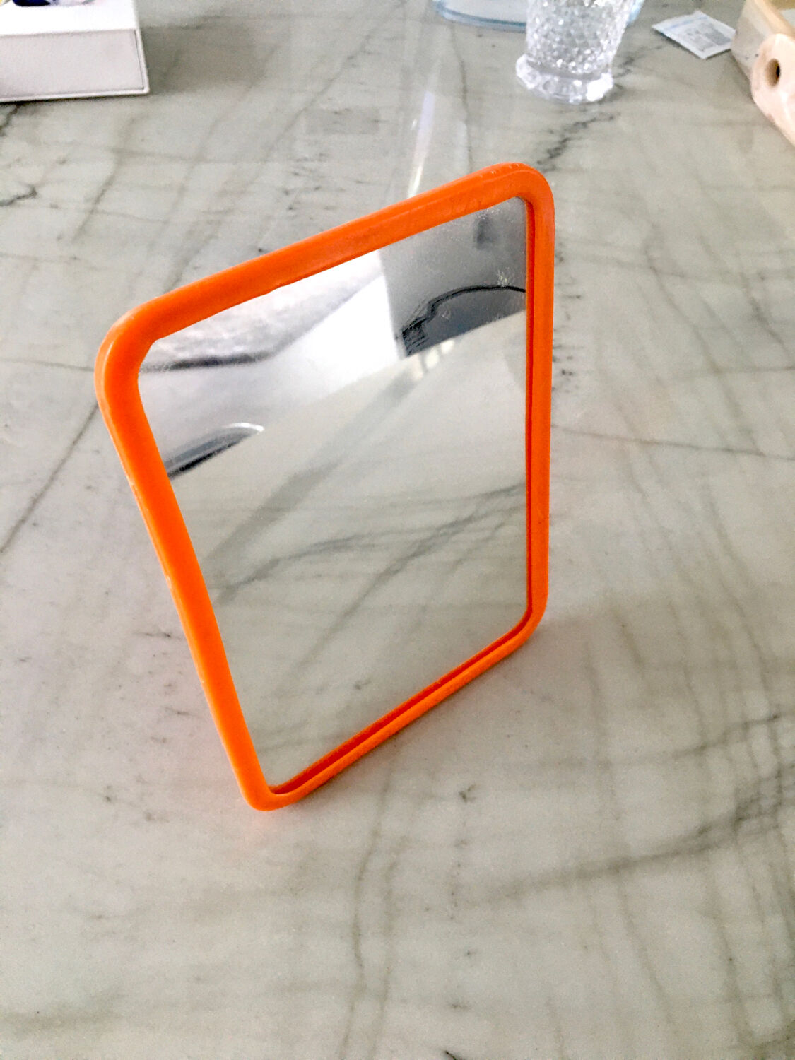 1970s vintage pop table mirror