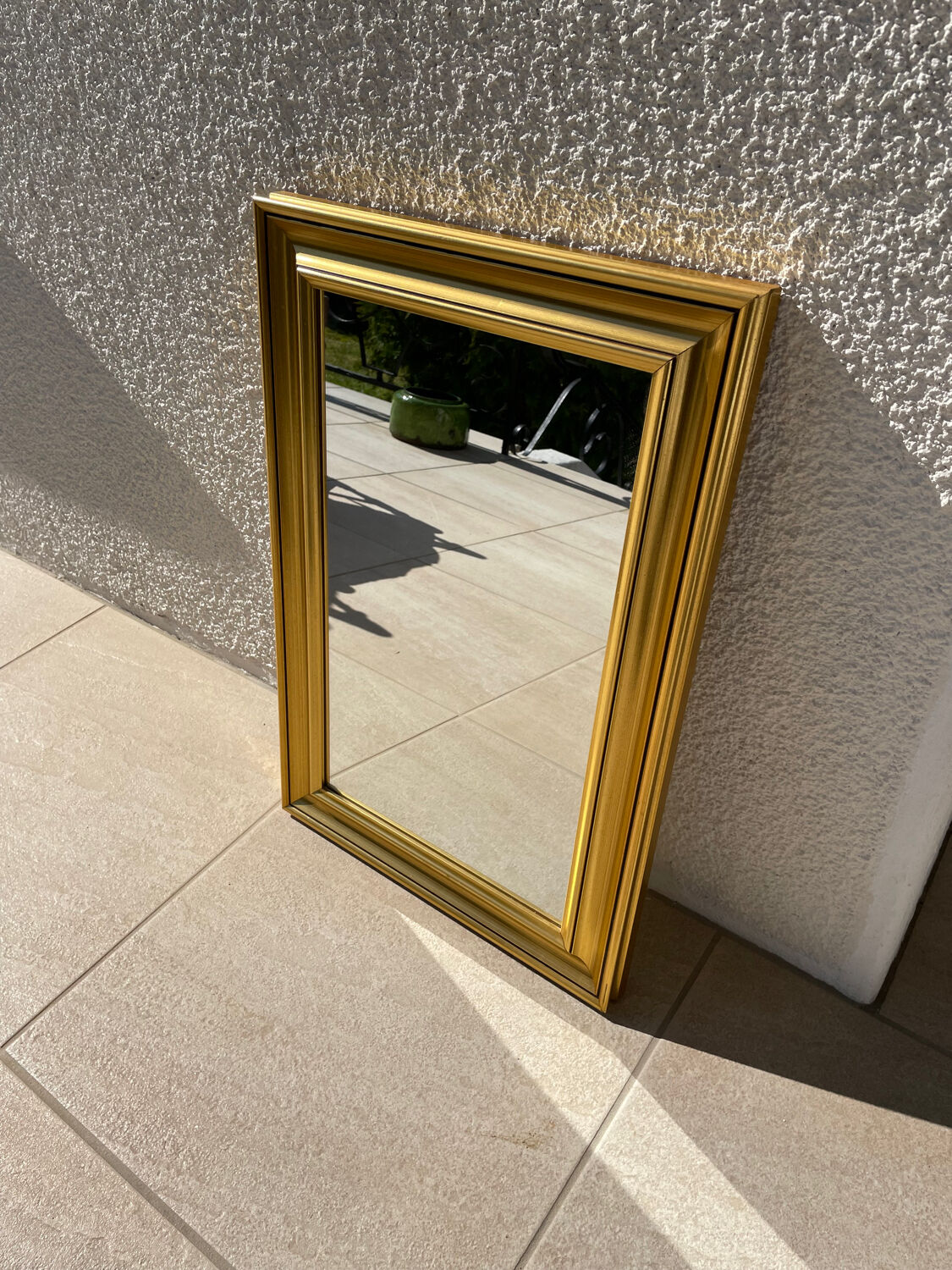 Antique gilded mirror