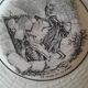 Six plates for dessert Fables de la Fontaine Digoin Sarreguemines