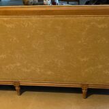 Upholstered fabric sofa