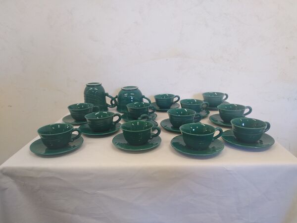 Service à café p.l france bandeau art déco