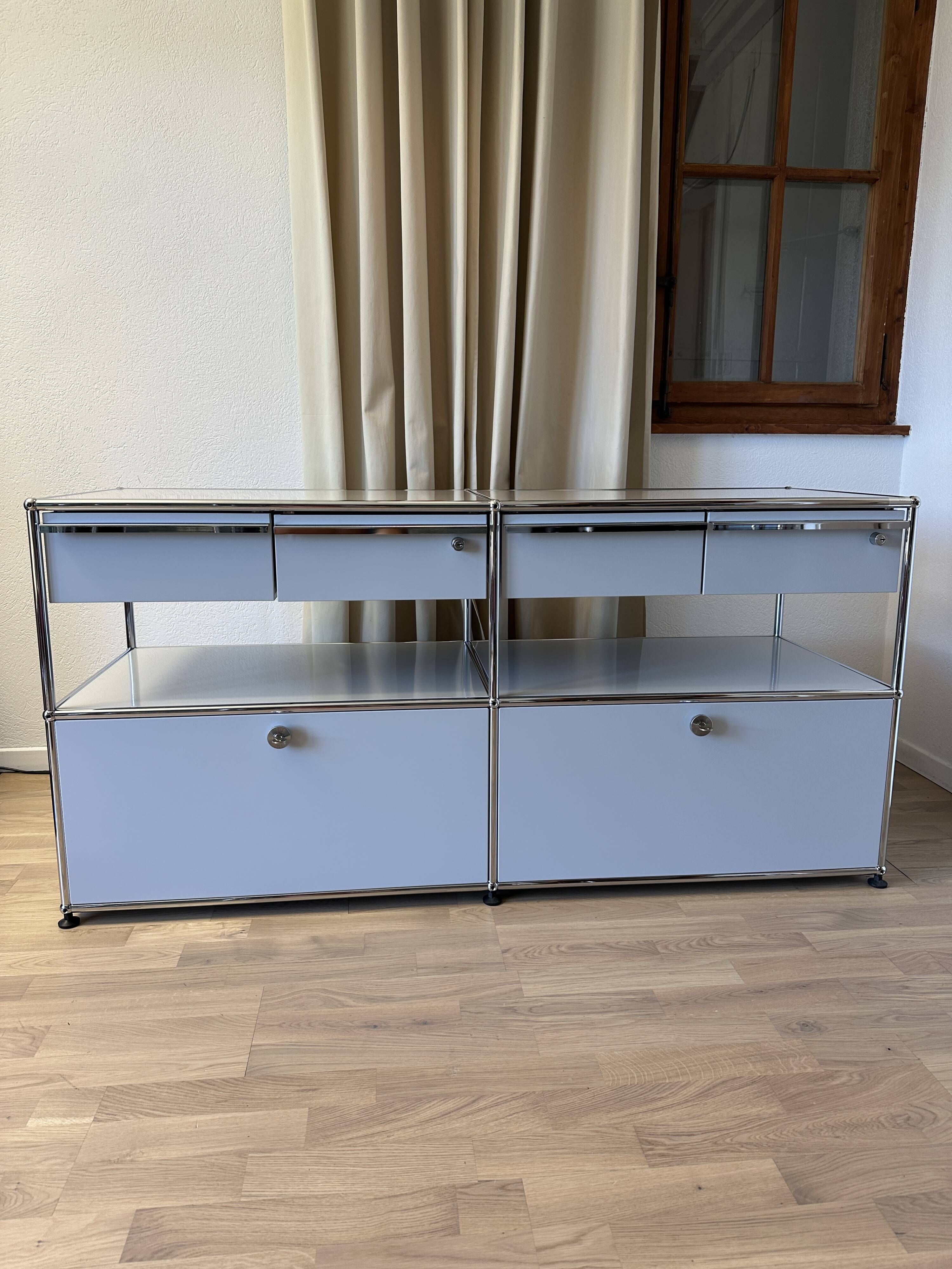 Commode USM Haller en Gris Clair | Selency