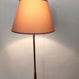 Floor lamp reading tripod gilded brass 1950/1960