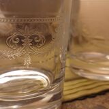Engraved Crystal Whiskey Glasses