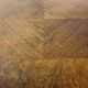 Antique walnut sewing table (19th century) Biedermeier side table