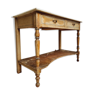 Antique side table washbasin furniture 19th century