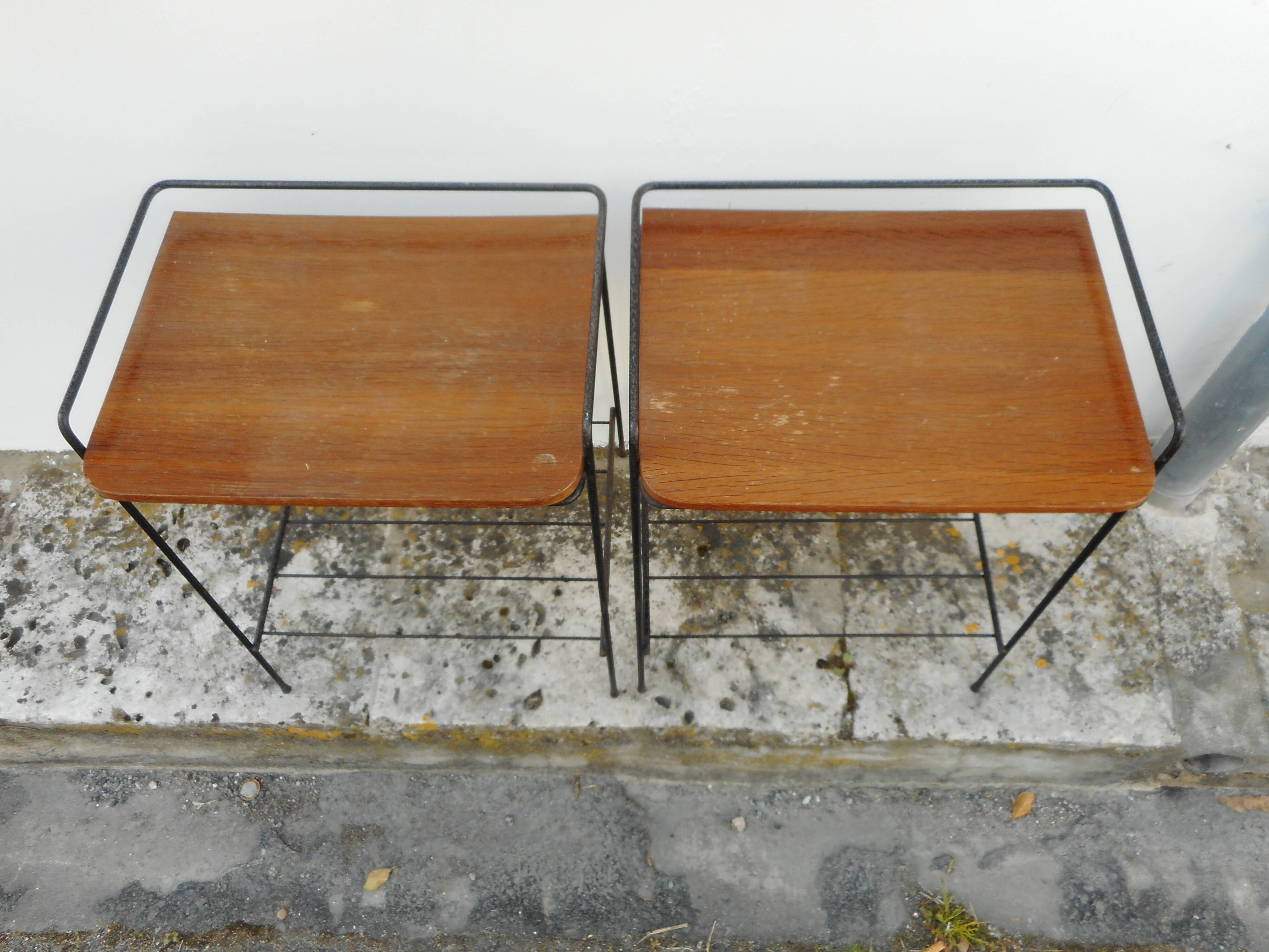 Pair of vintage bedside tables