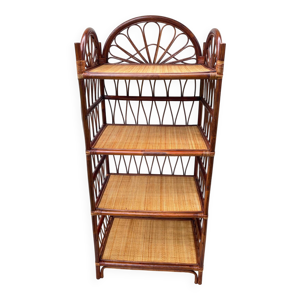 etagere bambou et rotin