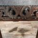 Antique 19th-century carved oak mirror