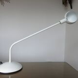 80s white metal desk lamp