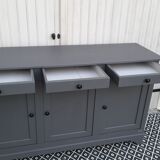 Louis Philippe style 3-door sideboard