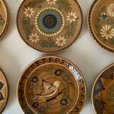 Vintage artisanal plates