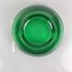 Vide poche / cendrier en verre vert, Tchéquie, 1960