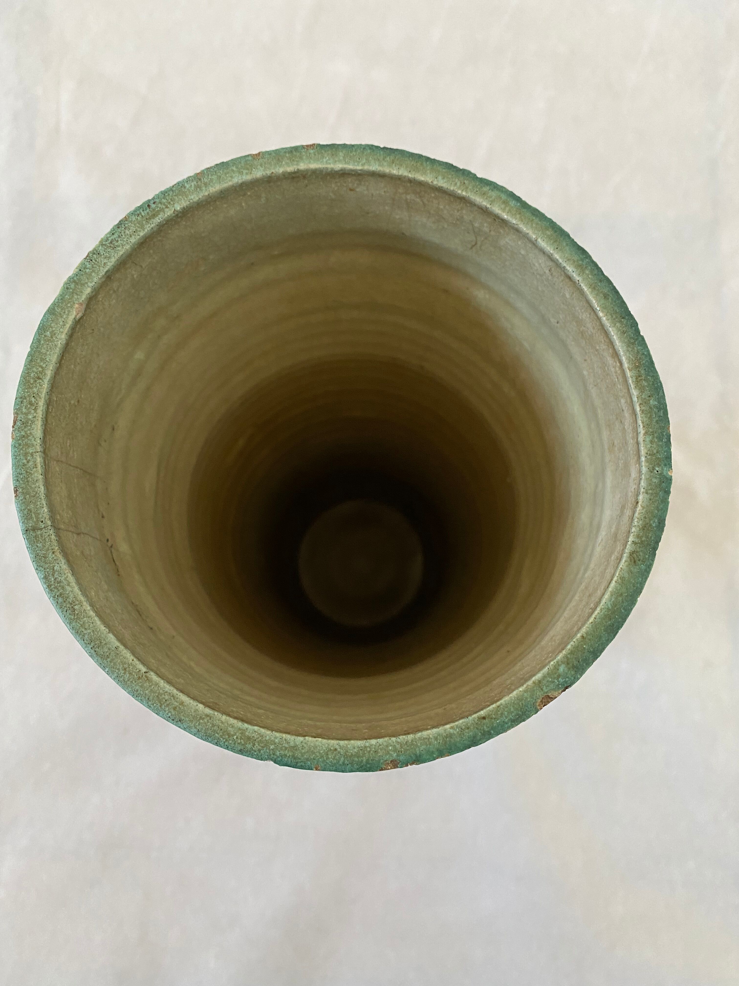 Old ceramic vase 1960 Scandinavian Holland design Pieter Groeneveldt