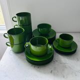 Set of 25 dessert and coffee pieces