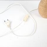 Vintage rope lamp dlg. by Audoux & Minet