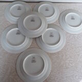 7 bird dessert plates