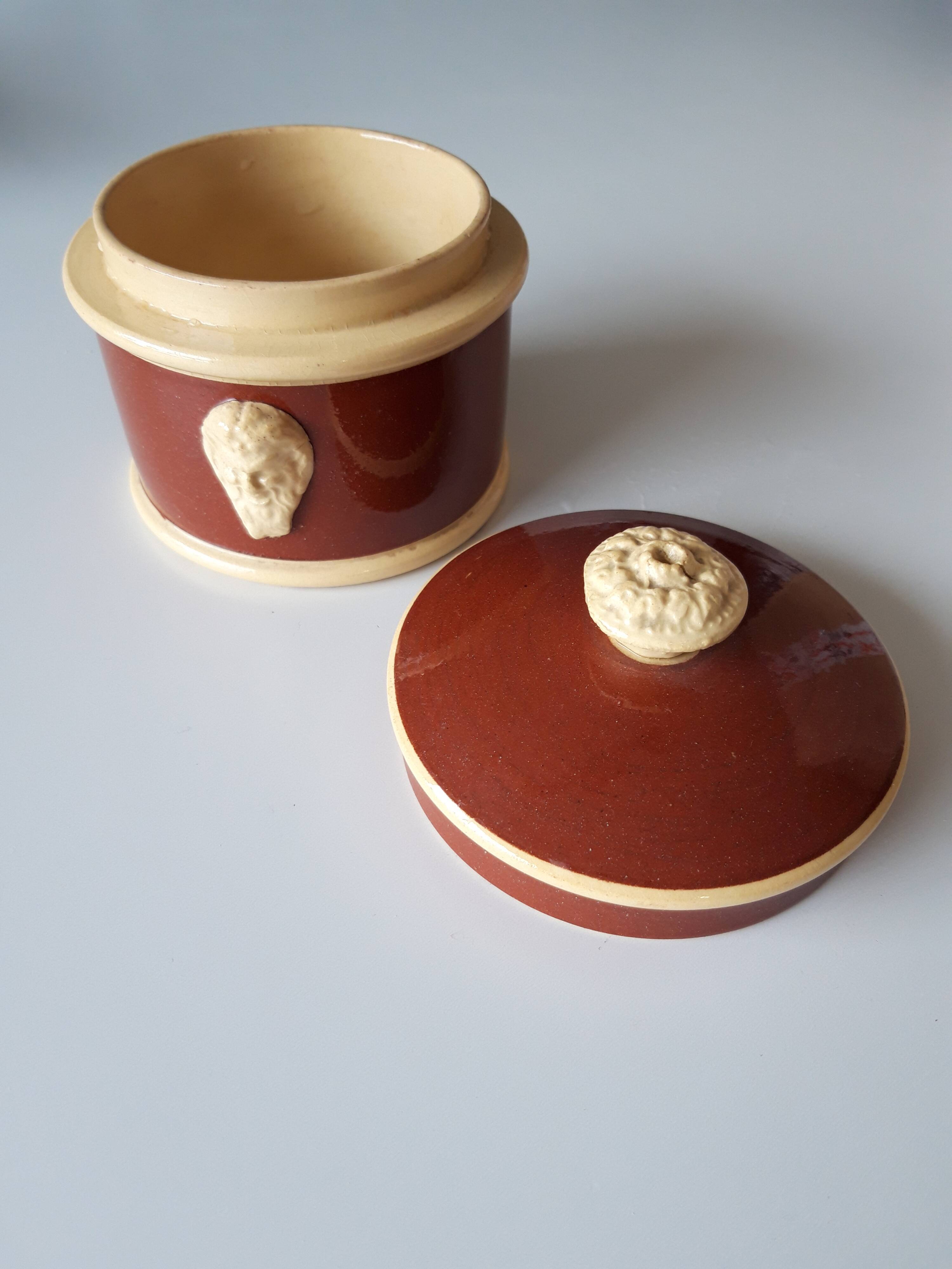 Ancien pot à foie gras,  Sarreguemines