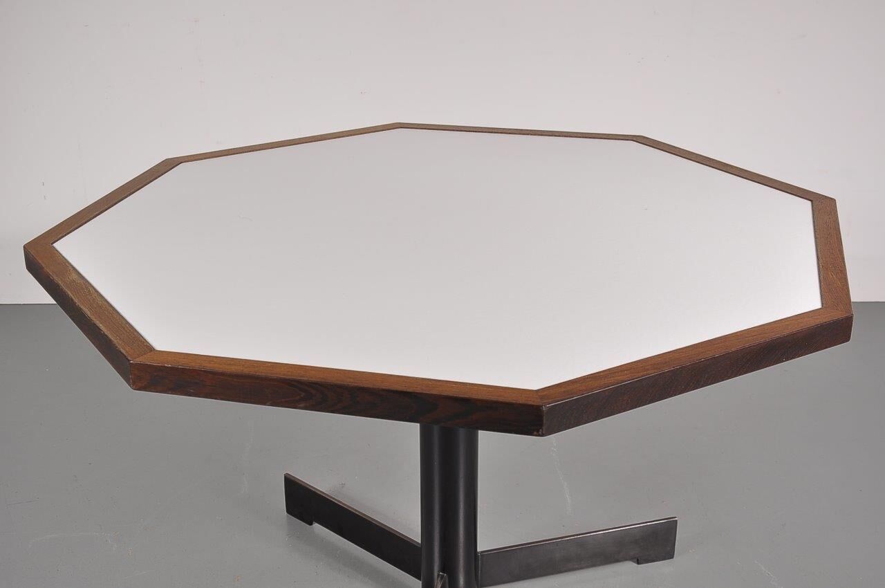 Hexagonal 1960s dining table