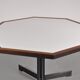 Hexagonal 1960s dining table
