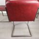Table design marbre 6 chaises 1970