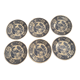 6 flat plates, Burgeland, Villeroy and boch