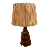 Handmade stoneware lamp