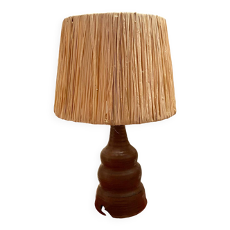 Handmade stoneware lamp