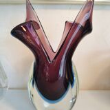 Sommerso Murano Vase Italy