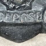 Healing bistro marble and cast iron 19th century