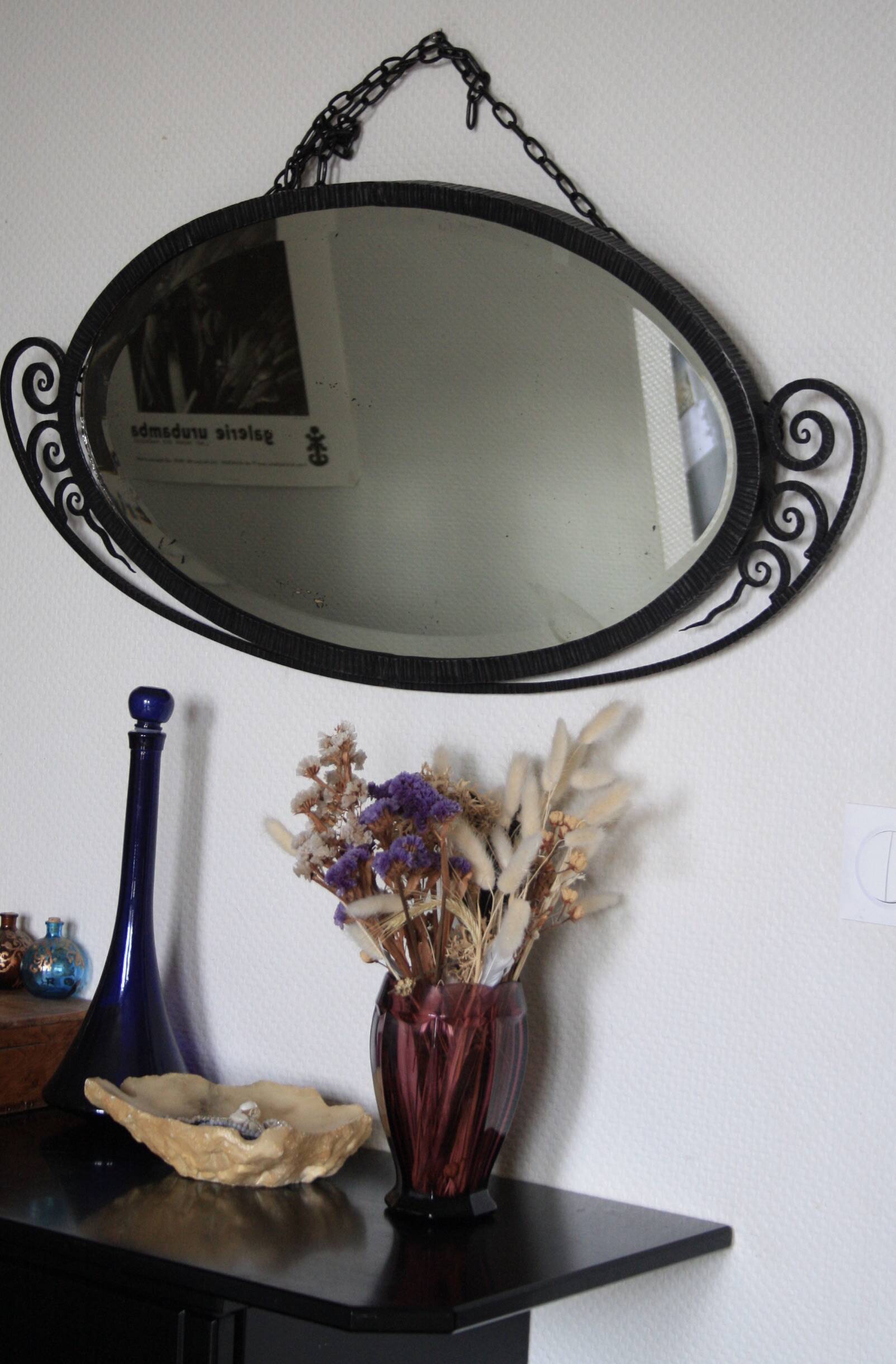 Large art deco mirror