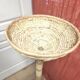 Lampadaire en osier cage