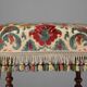 Early 20th Century Wood & Fabric footstool, France