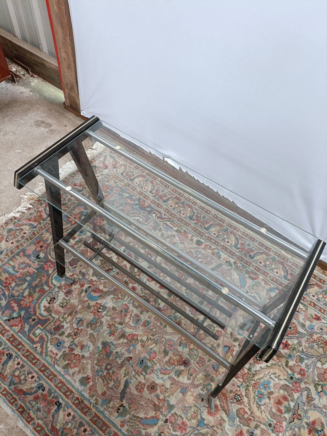 1970s wheeled dessert trolley