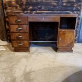 Glass tray desk