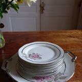 Limoges porcelain dessert service