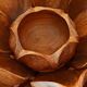 Wooden lotus servant