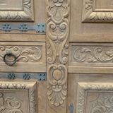 Renaissance style sideboard in solid oak XX century