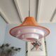 Vintage orange plastic suspension 1980 Lakro
